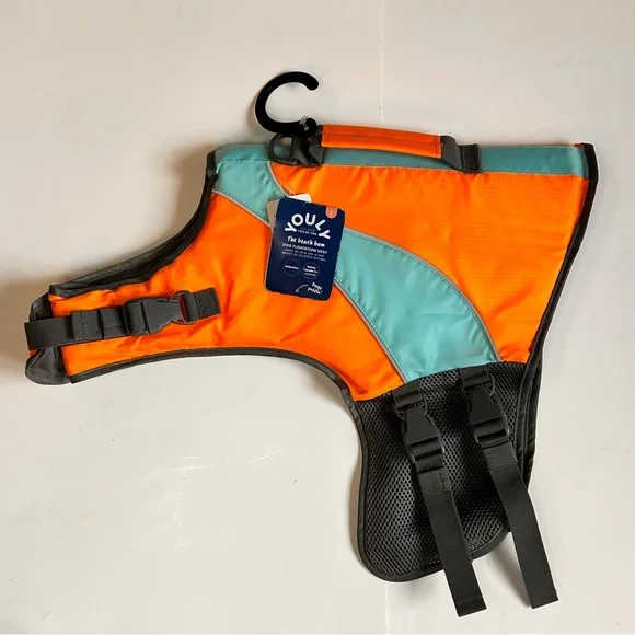 Youly Reflective Dog Life Jacket Vest Orange Large - Picture 2 of 7